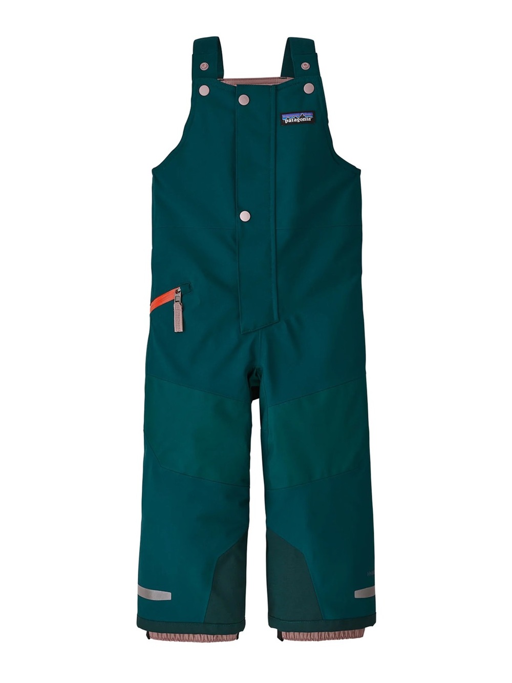 Patagonia Baby Snow Pile Bibs One Piece in Dark Borealis Green
